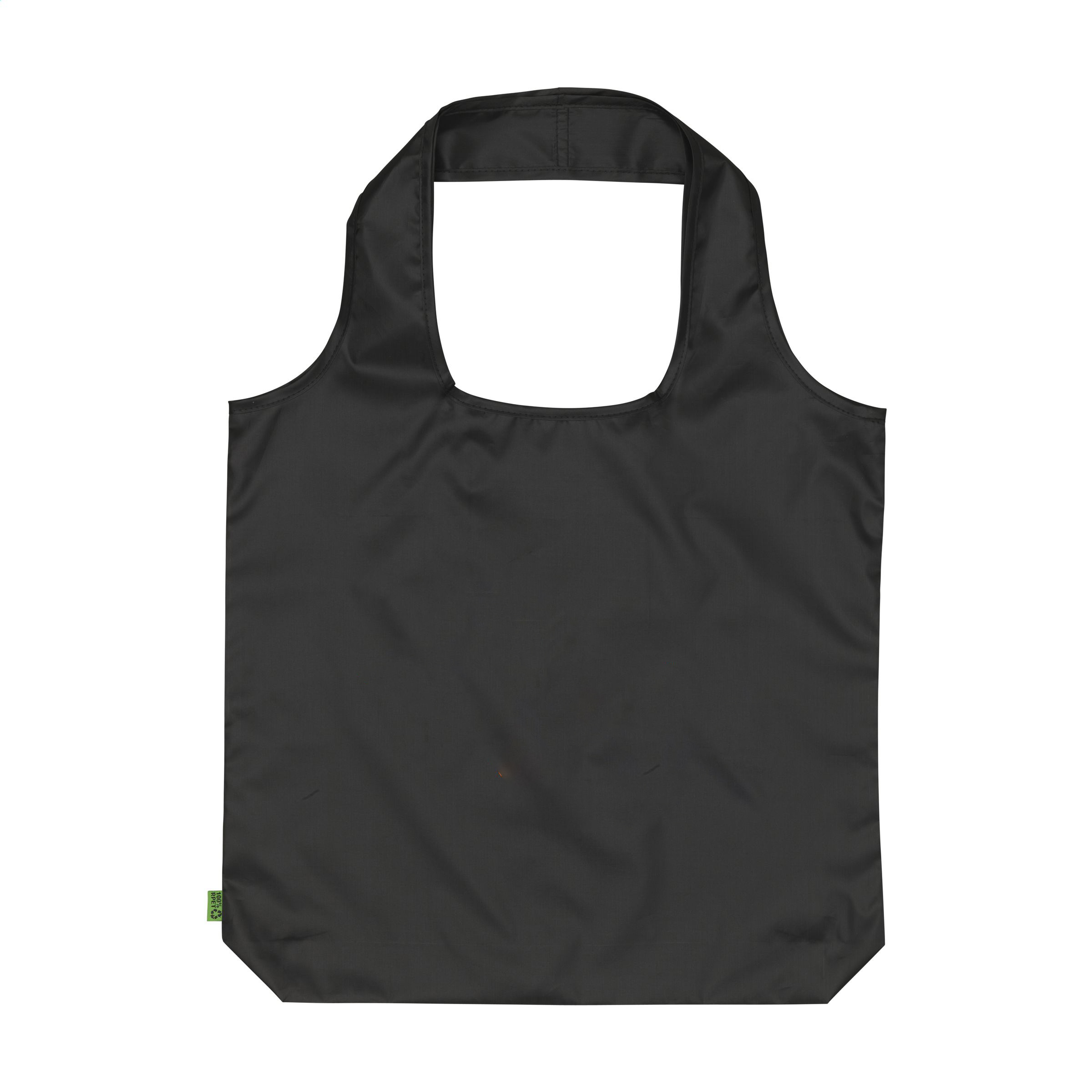 RPET shopping foldable bag - black