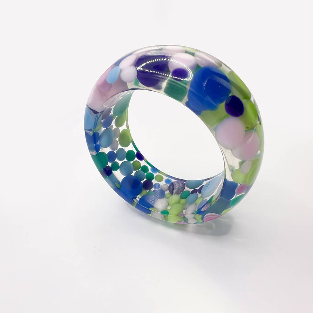 Resin Bracelet with spots