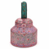 HAND PAINTED ALUMINIUM TEA KETTLE 1000ML - PINK CITY