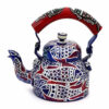 HAND PAINTED ALUMINIUM TEA KETTLE 750ML - HAYAT