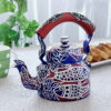 HAND PAINTED ALUMINIUM TEA KETTLE 750ML - HAYAT