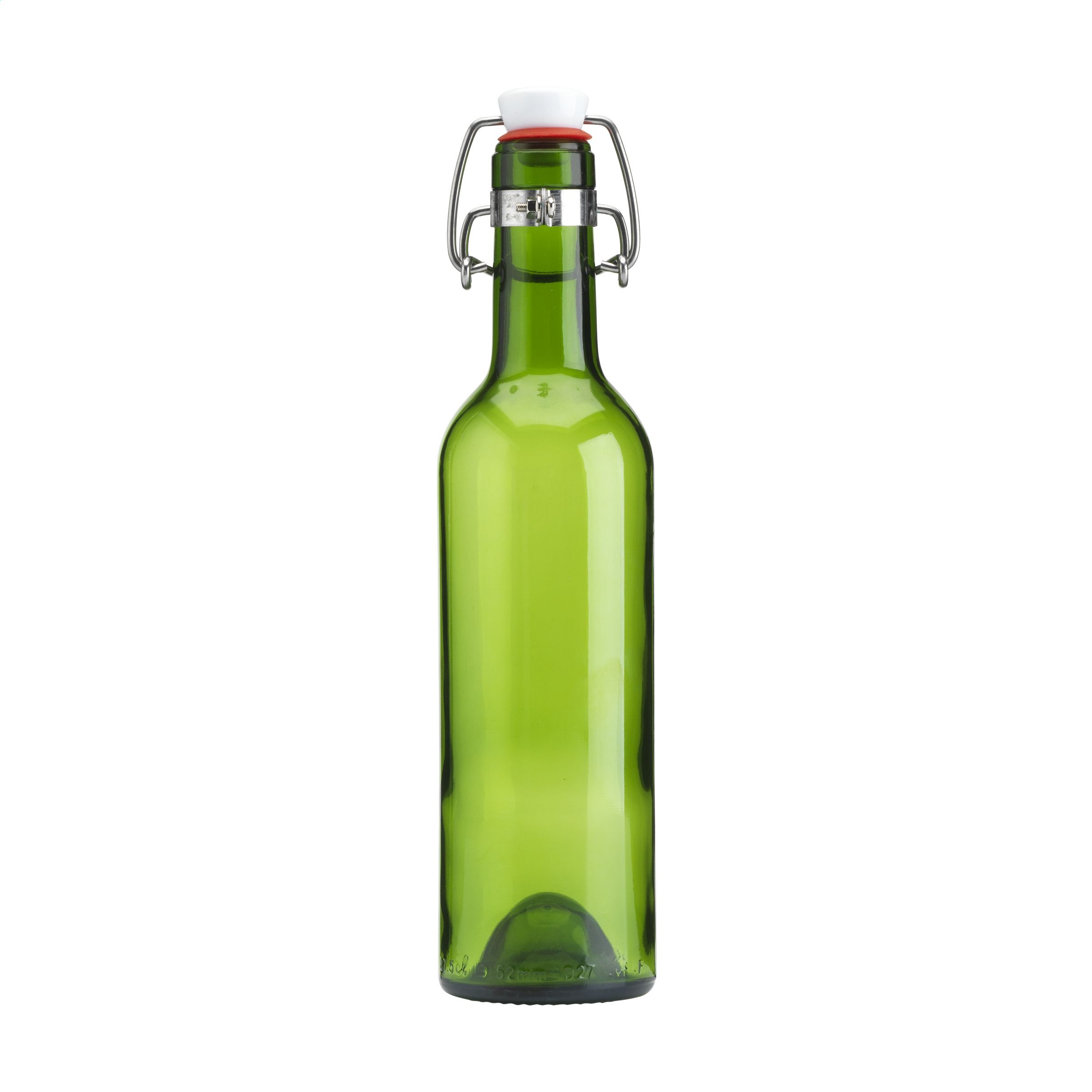 Rebottled 375ml water bottle - green