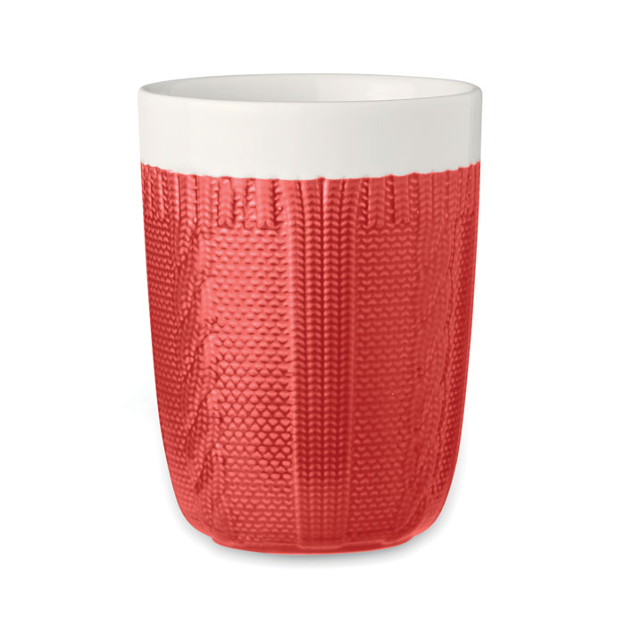 cable knit mug