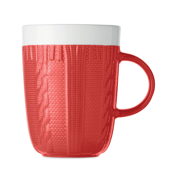 cable knit mug