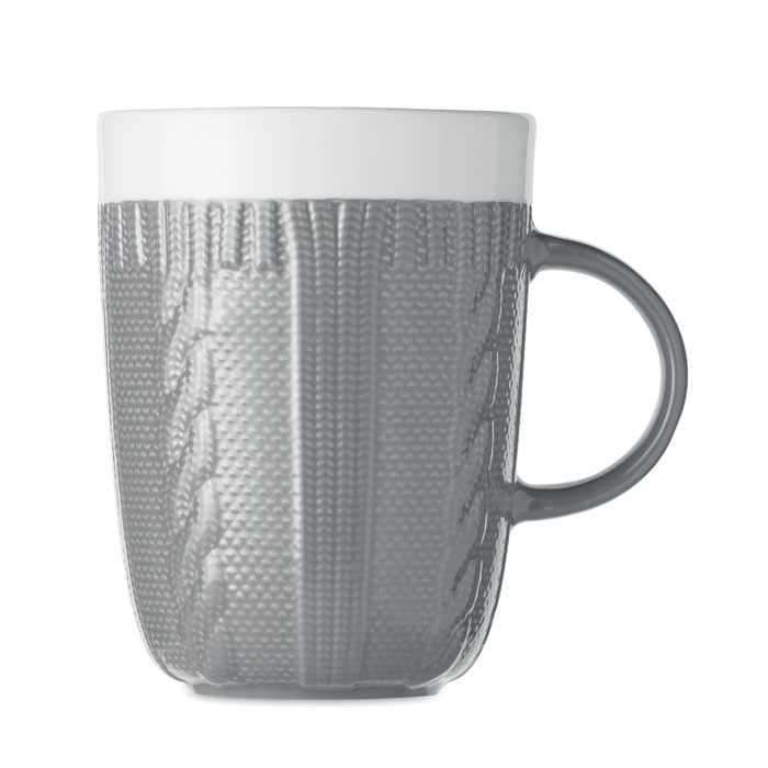 cable knit mug