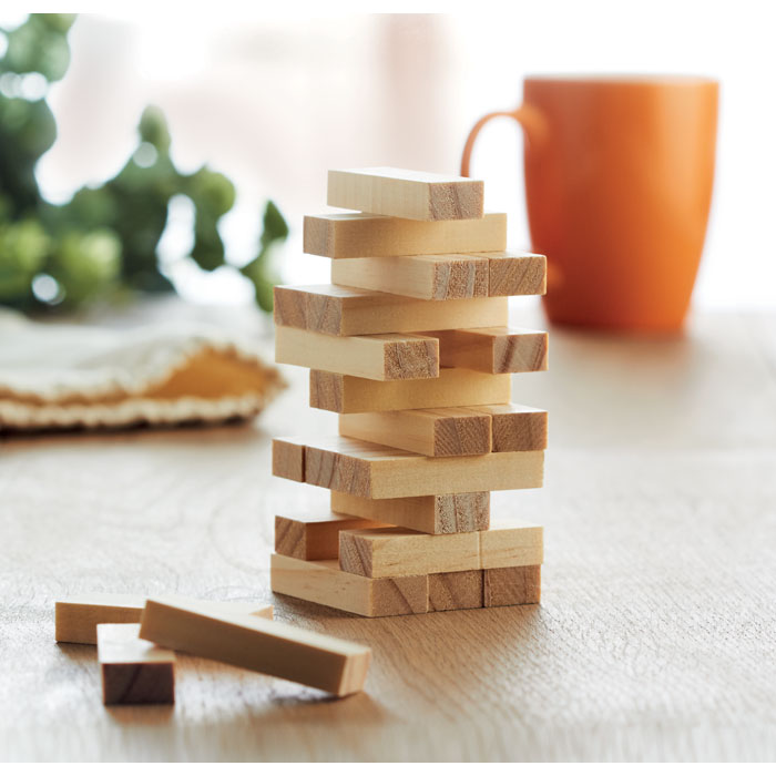 Wooden tower game